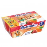Творог Растишка клубника-абрикос 3.5%, 6х45г