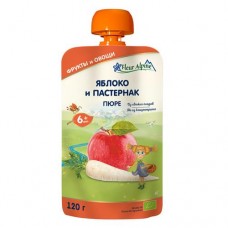 Пюре детское Fleur Alpine Яблоко и пастернак, с 6 месяцев, 120г в магазинах Перекресток