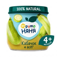 Пюре ФрутоНяня кабачковое с 4 месяцев, 80г в магазинах Перекресток