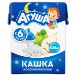 Каша молочная Агуша Засыпайка Рис-Яблоко-Груша 2.7% с 6 месяцев, 200мл
