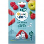 Фруктовые кусочки ФрутоНяня яблоко-малина, 15г