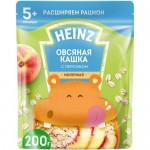 Каша Heinz овсяная с молоком и персиком с 5 месяцев, 200г