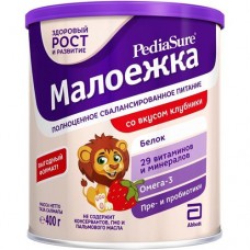 Смесь PediaSure Малоежка со вкусом клубники с 1 года, 400г в магазинах Перекресток