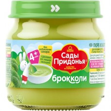 Пюре Сады Придонья из брокколи с 4 месяцев, 80г в магазинах Перекресток