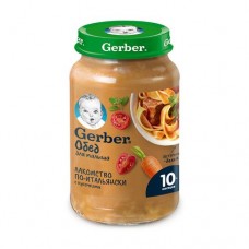 Пюре Gerber Лакомство По-Итальянски с 10 месяцев, 190г в магазинах Перекресток