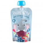 Пюре Busy Lizzy яблоко-клубника-черника с 6 месяцев, 100г