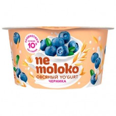 Продукт овсяный Nemoloko Yogurt черника обогащённый для детского питания, 130г в магазинах Перекресток