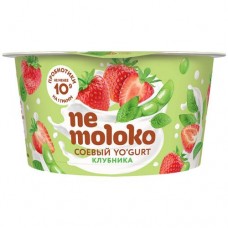 Продукт соевый Nemoloko Yogurt клубника обогащённый для детского питания, 130г в магазинах Перекресток