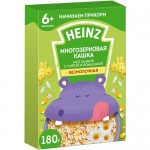 Каша Heinz многозерновая безмолочная из 3 злаков с липой и ромашкой c 6 месяцев, 180г