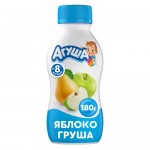 Йогурт питьевой Агуша Яблоко-Груша для детского питания с 8 месяцев 2.7%, 180г