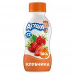Ряженка Агуша Клубника для детского питания с 12 месяцев 2.9%, 180г