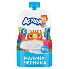 Творог фруктовый Агуша Малина-Черника 4%, 80г в магазинах Перекресток