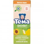 Биолакт Тёма Персик-груша с 8 месяцев 3%, 206г