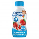 Йогурт питьевой Агуша Я САМ! Клубника-Земляника 2.7% с 3 лет, 180г