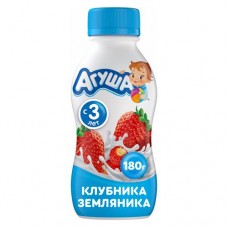 Йогурт питьевой Агуша Я САМ! Клубника-Земляника 2.7% с 3 лет, 180г в магазинах Перекресток
