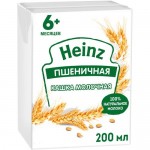 Кашка Heinz пшеничная молочная с 6 месяцев, 0.2л