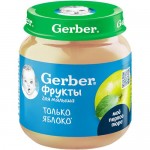 Пюре Gerber из яблок с 4 месяцев, 125г