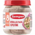 Фрикадельки Semper из кролика с 8 месяцев, 100г