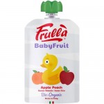 Пюре Frulla из яблок и персиков с 6 месяцев, 100г