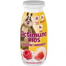 Напиток Actimuno Kids кисломолочный детский малиновое мороженое 1.5%, 95мл в магазинах Перекресток