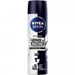 Антиперспирант Nivea Men Невидимый для чёрного и белого спрей, 150мл Антиперспирант Nivea Men Невидимый для чёрного и белого спрей, 150мл
