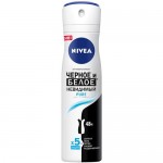 Антиперспирант Nivea Pure Невидимая защита для чёрного и белого спрей, 150мл