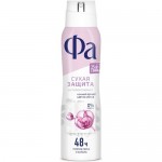 Антиперспирант-дезодорант Fa Dry Protect Нежность хлопка 48 часов, 150мл