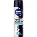 Антиперспирант Nivea Men Fresh Невидимый для чёрного и белого спрей, 150мл Антиперспирант Nivea Men Fresh Невидимый для чёрного и белого спрей, 150мл