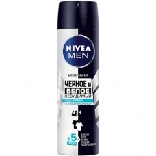 Антиперспирант Nivea Men Fresh Невидимый для чёрного и белого спрей, 150мл в магазинах Перекресток