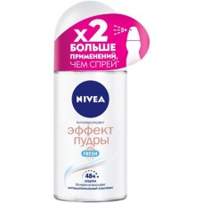 Антиперспирант Nivea Fresh Эффект пудры роликовый, 50мл в магазинах Перекресток