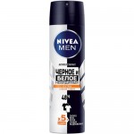 Антиперспирант Nivea Men Чёрное и Белое Невидимый Extra спрей, 150мл Антиперспирант Nivea Men Чёрное и Белое Невидимый Extra спрей, 150мл
