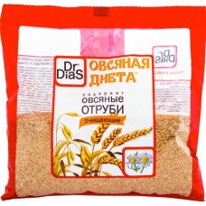 Отруби Dr. Dias Сибирские овсяные очищающие, 200г в магазинах Перекресток