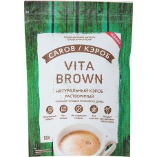 Кэроб Vita Brown растворимый натуральный, 100г в магазинах Перекресток