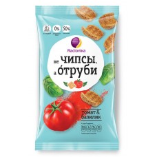 Отруби Racionika Не чипсы, а отруби томат-базилик, 90г в магазинах Перекресток