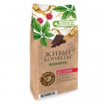 Шоколад горький Лакомства для Здоровья с женьшенем, 100г