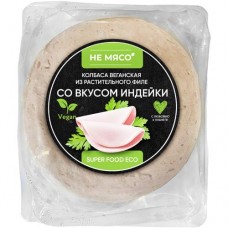 Колбаса Не Мясо Со Вкусом Индейки растительная, 500г в магазинах Перекресток