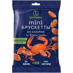 Мини брускеты Racionika из отрубей со вкусом краба, 100г