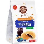 Печенье Хлебный Спас Черника на фруктозе, 200г