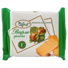 Вафли Bifrut ореховые на фруктозе, 60г в магазинах Перекресток