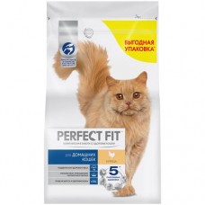 Cухой корм Perfect Fit полнорационный для живущих в помещении кошек с курицей, 2.5кг в магазинах Перекресток