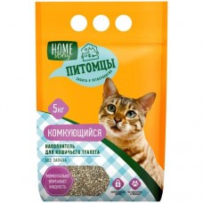 Наполнитель комкующийся для туалета кошек Home Story, 5кг в магазинах Перекресток