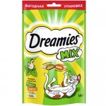 Лакомство Dreames Mix для взрослых кошек с курицей и кошачьей мятой, 140г
