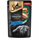 Влажный корм Sheba для кошек паштет с лососем, 75г