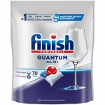 Средство Finish Powerball Quantum AIO для мытья посуды в посудомоечных машинах, 70 капсул