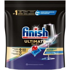 Капсулы для посудомоечных машин Finish Powerball Ultimate Aio, 60шт в магазинах Перекресток