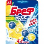 Средство чистящее Бреф Сила-Актив для унитаза лимонная свежесть, 51г