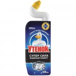 Средство чистящее Туалетный Утенок Супер Сила Видимый Эффект для унитаза, 500мл