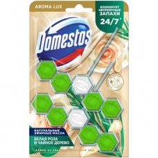 Блок Domestos Power 5+ для очищения унитаза Свежесть Зеленого Чая, 2х50г в магазинах Перекресток