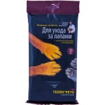 Салфетки влажные Teddy Pets для ухода за лапами, 30шт