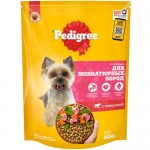 Сухой корм Pedigree для взрослых собак миниатюрных пород с говядиной, 600г Сухой корм Pedigree для взрослых собак миниатюрных пород с говядиной, 600г